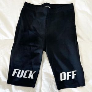 Fashion Nova Biker Shorts Sz Small